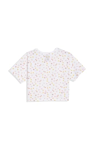 Allen Solly Girl's Regular Fit T-Shirt (AGKCERGPC65338_White