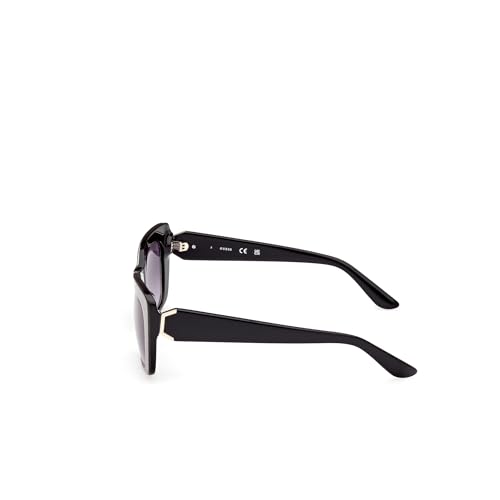 GUESS Womens Guess Sunglass Sunglasses, Black, 55