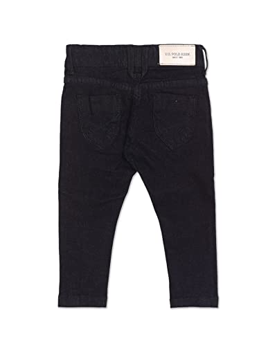 U.S. POLO ASSN. Baby Girl's Slim Jeans (UGJEN0081_DK. Blue_12T)
