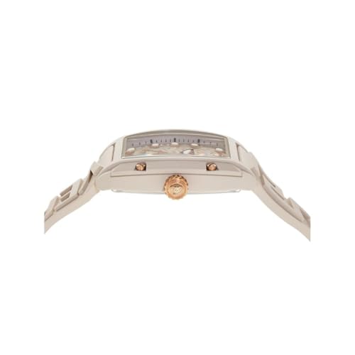 Versace Analog White Dial Women's Watch-VE0N00225