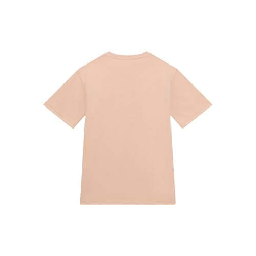 GUESS Peach Creme Pure Cotton Printed Oversize T-Shirt