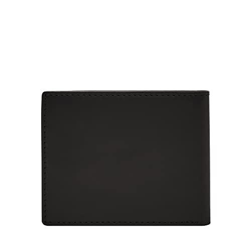 Fossil Men Leather Derrick Black Wallet ML3685001