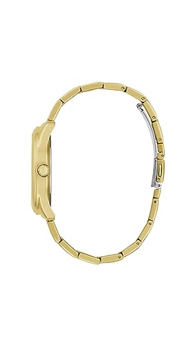 GUESS Stainless Steel Analog Champagne Dial Women's Watch-Gw0606L2, Band Color-Gold