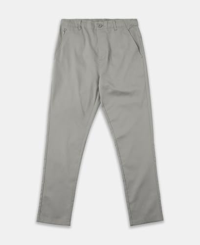 Jockey IM26 Men's Super Combed Cotton Rich Elastane Stretch Woven Fabric Slim Fit All Day Pants_Moon Mist_L