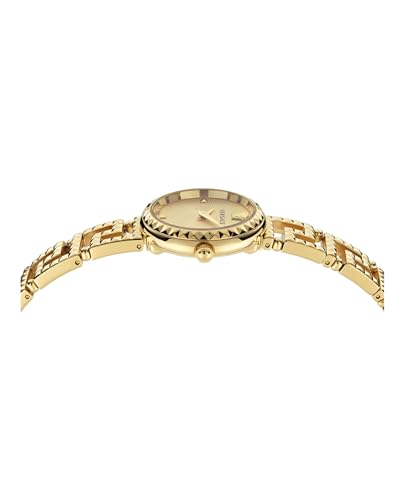 Versace Analog Gold Dial Women's Watch-VE7A00323