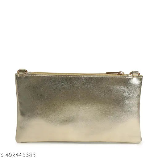 Fastrack Golden Party Sling Bag for Women