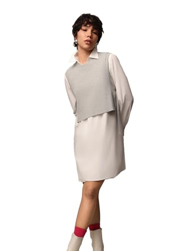 ONLY Women's White Shirt Dress