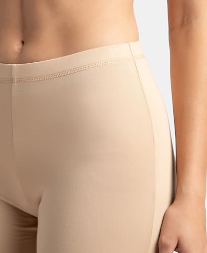 Jockey Women's Super Combed Cotton Elastane Stretch Shorties with Inner Waistband & StayFresh Technology_Style_1529_Skin_L