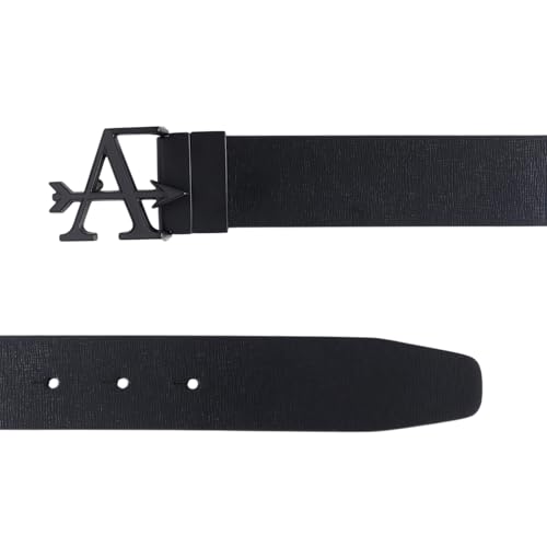 Arrow Men Textured Leather Reversible Belt