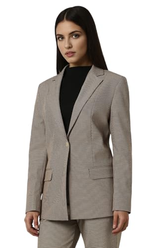 Van Heusen Women's Blazer (VWBZFRGPR32097_Brown