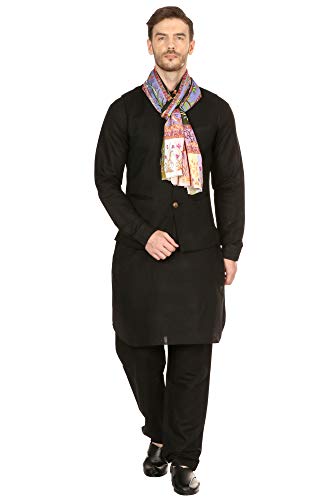 Pashtush Mens fine Soft Ethnic Stole, Shikaardar Design