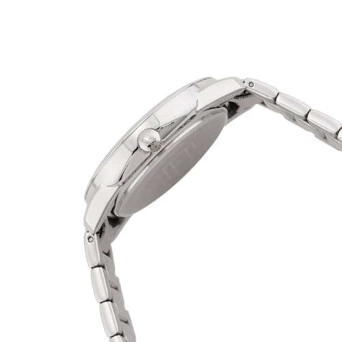 Tommy Hilfiger Quartz White Dial Grey Stainless Steel Strap Analog Watch for Women