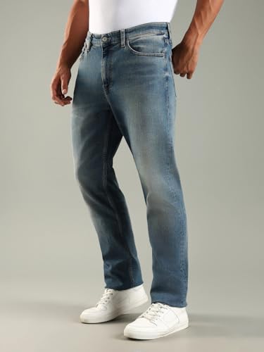 Tommy Hilfiger Men's Slim Jeans (F25JMDB015_Blue_32)