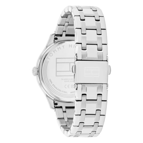 Tommy Hilfiger Gianna Qtz Multifunction Analog Dark Blue Round Dial Silver Stainless Steel Watch for Women - TH1782749W