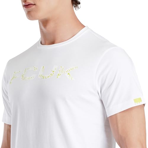 FCUK Play Derrick, Men's Crew Neck Graphic T-Shirt