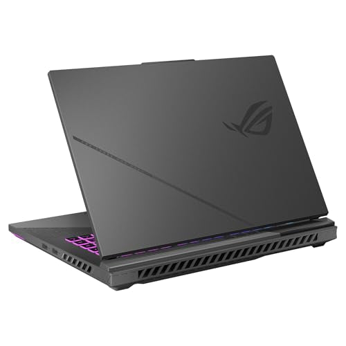 ASUS ROG Strix G16 Gaming Laptop, AMD Ryzen 9-8940HX, 64 GB DDR5 RAM, 2 TB PCIe SSD, 16" WUXGA (1920x1200) 165Hz Display, Nvidia G-Force RTX 5070Ti, 4-Zone RGB Backlit Keyboard, W11 Pro, Eclipse Grey