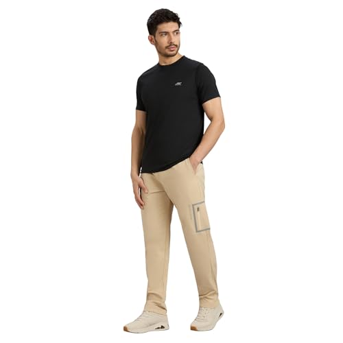 Skechers Men's Tapered Pants (PT0100ID-NTBL_Natural/Blue