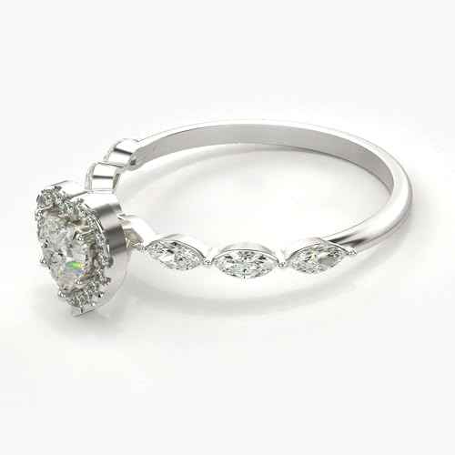 VALANOVA Hallmarked 14K Gold & Certified Lab Grown Diamond 0.73cts | Ring For Women's/Girls | Stylish & Elegant | VGR0464H | Ring Size: 11