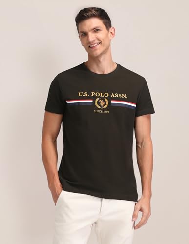 U.S. Polo Assn. Men's Fitted T-Shirt (USTSH2203_Black
