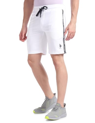 U.S. POLO ASSN. Men's Hybrid Shorts (LS003-PL_White
