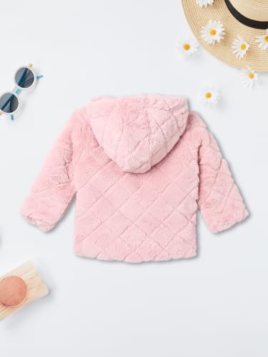Max Girl's A-Line Coat (S925AWJK01_Pink
