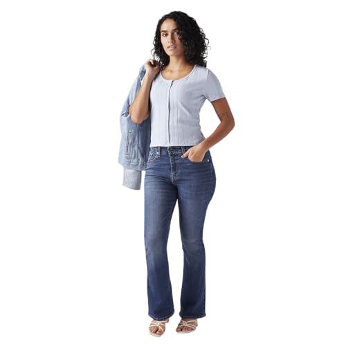 Levi's Women's 725 Blue Bootcut Fit High Rise Jeans
