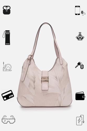 Women Pink Casual Handbag