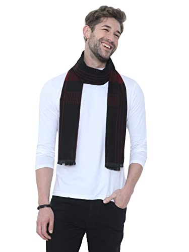 FabSeasons Men & Women Casual Luxurious Premium Acrylic Woolen Muffler/Scarf/Stole for Winter, Size 30 x 180 cms