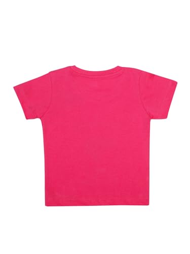 BODYCARE Girls Tshirt & Shorts Set - Fuchsia & Navy