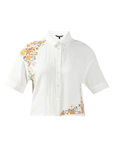 VERO MODA Women's Regular Fit White Shirt