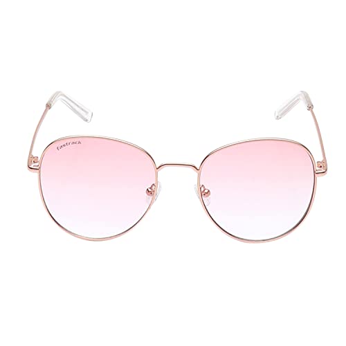 Fastrack Pink Round 100% UV protected Sunglasses for Unisex