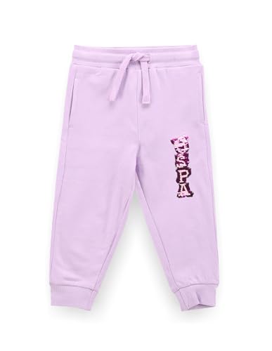 U.S. POLO ASSN. Girls Flip Sequins Joggers Purple