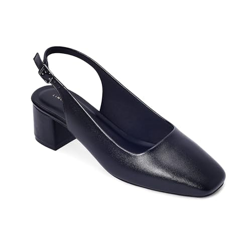 Lino Perros Square Toe Sling Back Shoe