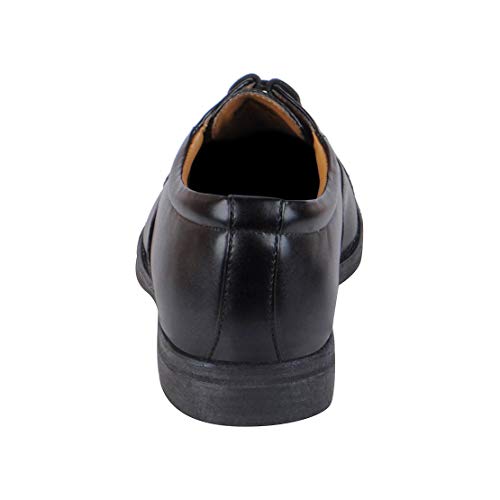 Bata Men's Lace Up Formal Shoes (Black, Numeric_7)