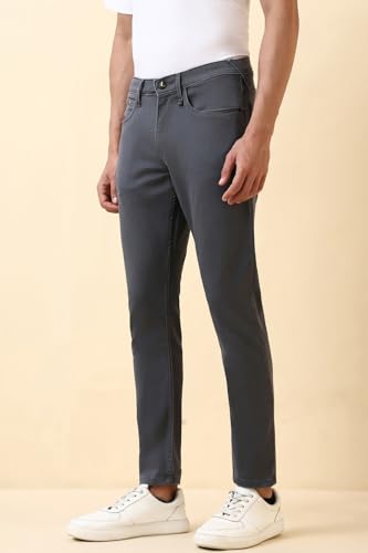 Men Grey Dark Wash Jeans