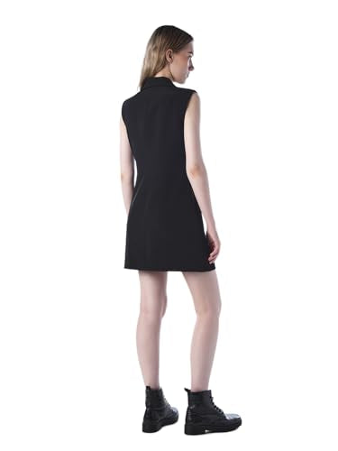 ONLY Women's Solid Blazer Dresses Black Dress