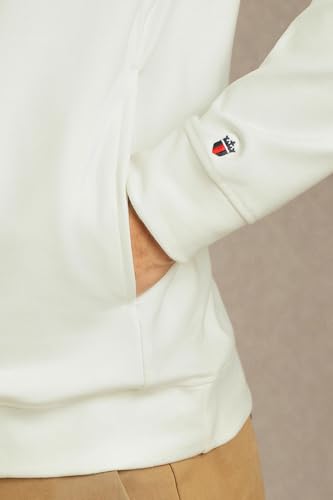 Men Casual White Graphic Print Sweatshirt