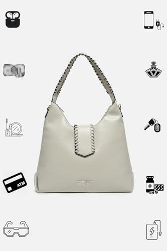 Van Heusen Womens Solid white Sling Bag