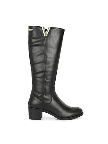 Delize Womens Black Knee Boots 67126-38