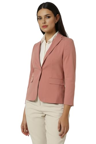 Van Heusen Women's Blazer (VWBZFRGPD69454_Peach