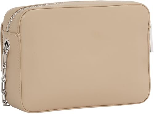 Calvin Klein Solid Beige Polyester Sling Bag