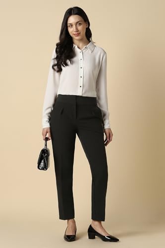 Allen Solly Womens Trousers Black
