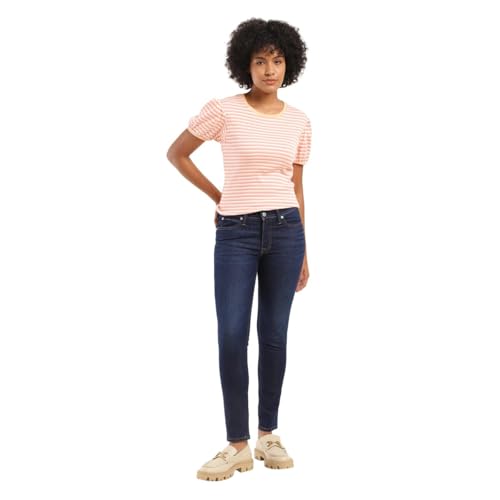 Levi's Women's 711 Skinny Fit Mid-Rise Jeans Blue