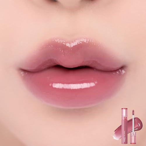 rom&nd Glasting Color Gloss (04 GRAPY WAY) | Kbeauty, Plumping, Glossy, Moisturizng, Natural Color, Long-lasting | Compact & Travel-Friendly | Suitable for Daily Use | Pack of 1