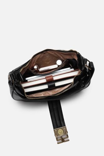 Allen Solly Womens textured black HANDBAG