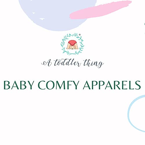 A toddler thing - 100% Organic Cloth | Baby Muslin Cotton Romper | For Boys and Girls | Washable cloth For Babies | 6-9 Months -Pink Unicorn Madness | Pack of 3
