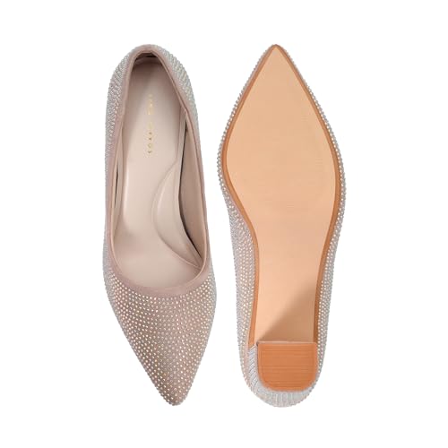 Lino Perros Diamond Studded Block Pumps