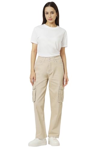 Van Heusen Women Beige Dark Wash Regular Fit Jeans