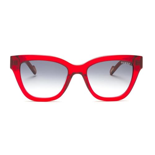 GUESS 100% UV protecetd | Gradient | Medium | Full Rim | Square | Frame: Red | Lens: Grey