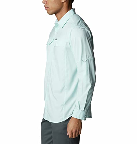 Columbia Mens Silver Ridge Lite Long Sleeve Shirt, ICY Morn, L